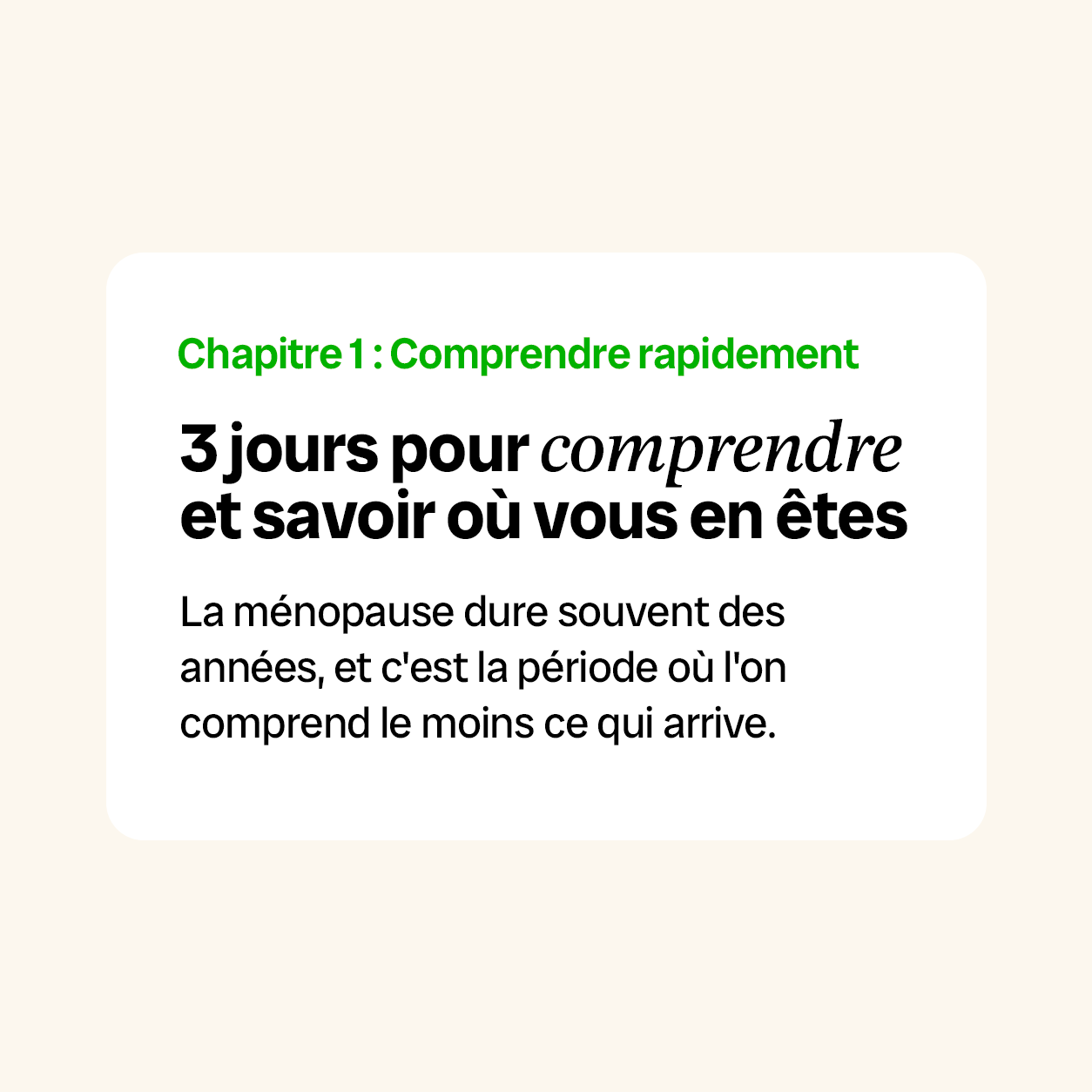 Ménopause : reprendre la main, visuel 2